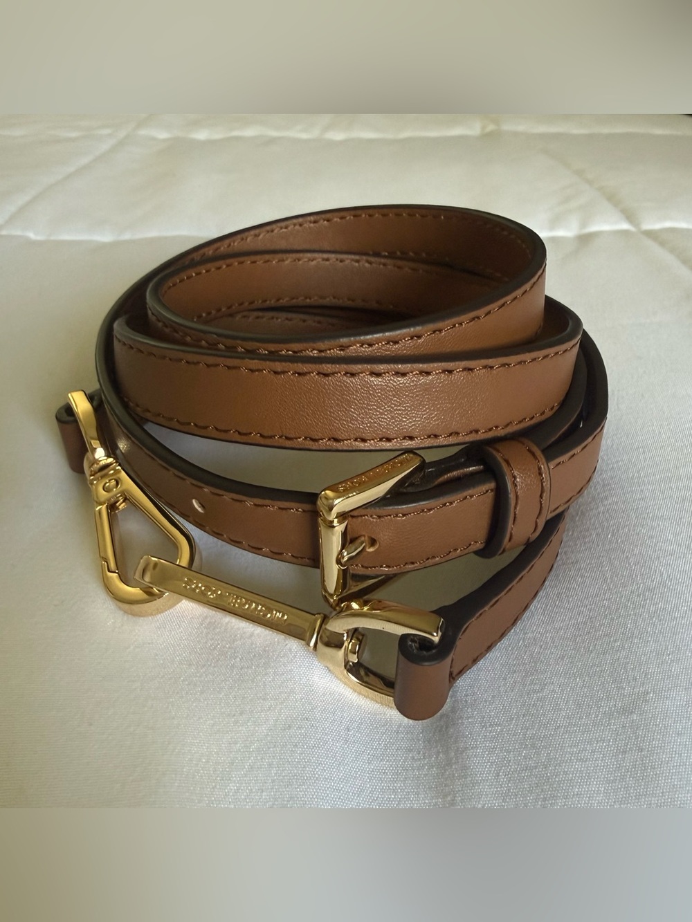 Michael Kors Authentic Replacement Tan Leather Strap